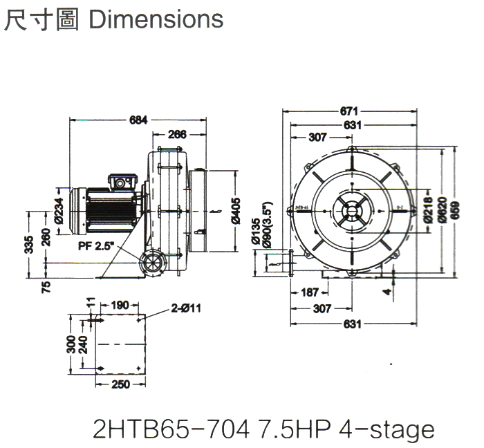 多段式中壓風(fēng)機(jī)